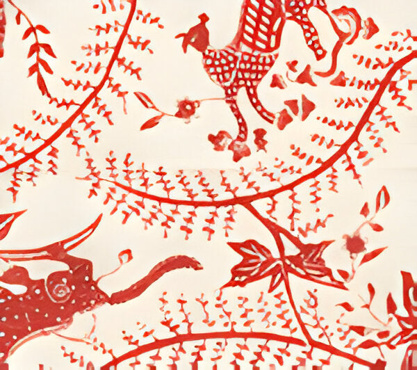 Cirebon Brique fabric by China Seas