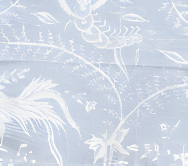 Cirebon Reverse Bali Blue fabric by China Seas