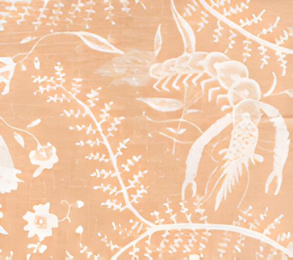 Cirebon Reverse Apricot fabric by China Seas