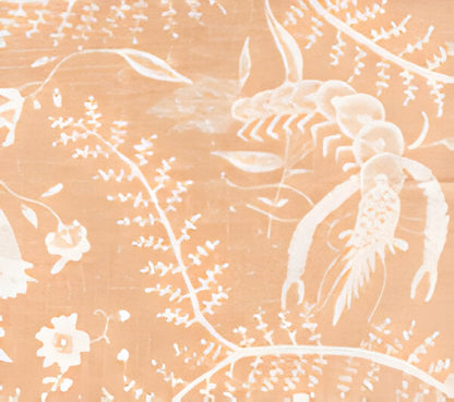 Cirebon Reverse Apricot fabric by China Seas
