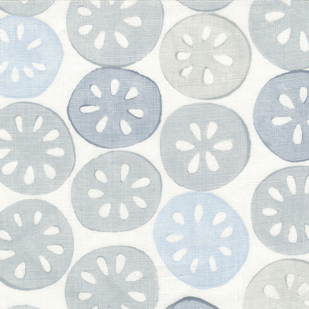 Citrus Handblock Fabric by Galbraith & Paul in Blue Wash