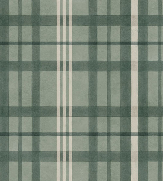 Clans Check Wallpaper by Coordonne Mint