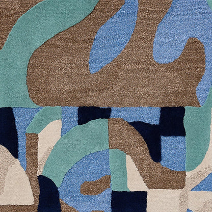 Clapot Rug by Pierre Frey in Aqua (FT561001)