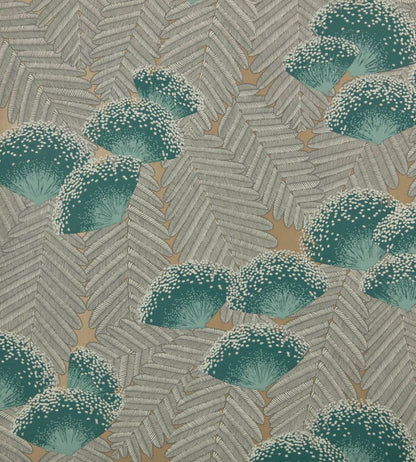 Clarice Wallpaper by 1838 Wallcoverings Emerald
