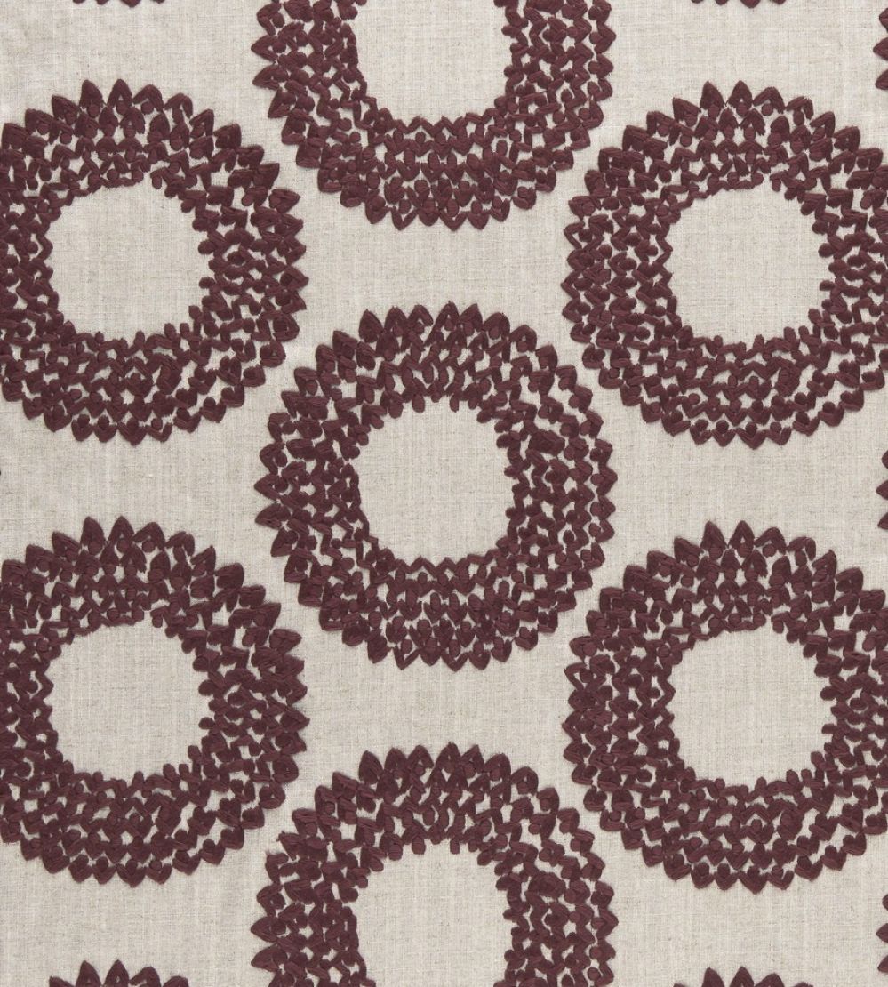 Dashiki Fabric by Clarke & Clarke Plum