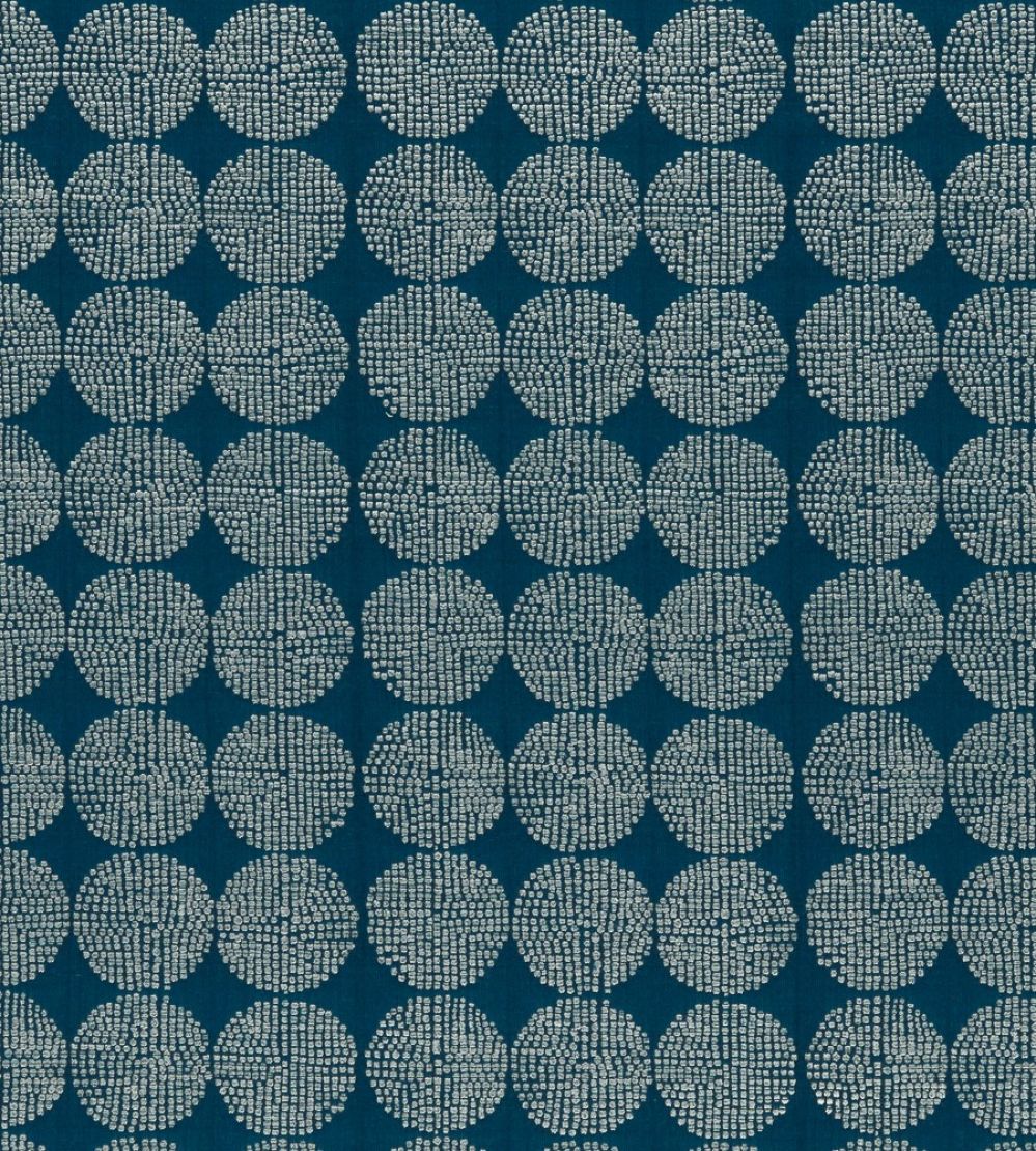 Kiko Fabric by Clarke & Clarke Aqua