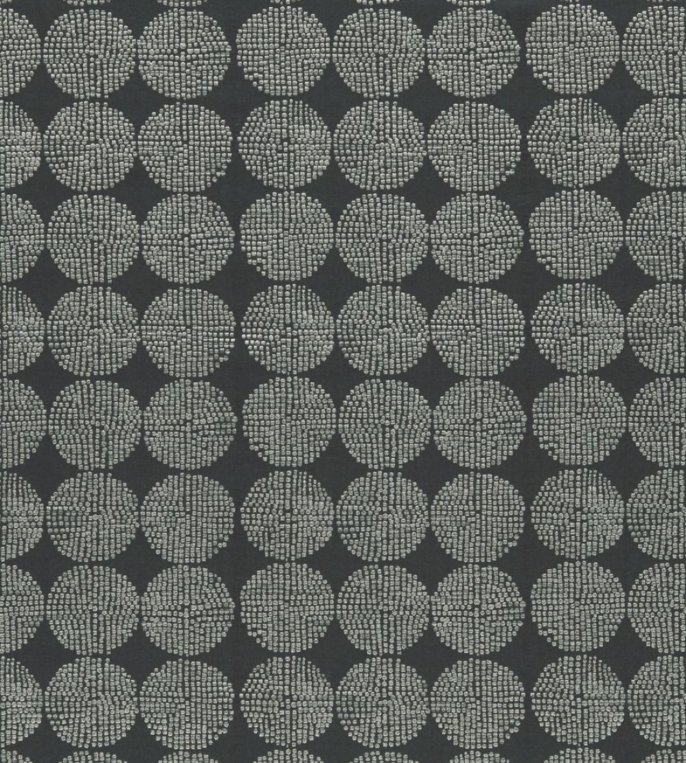 Kiko Fabric by Clarke & Clarke Charcoal
