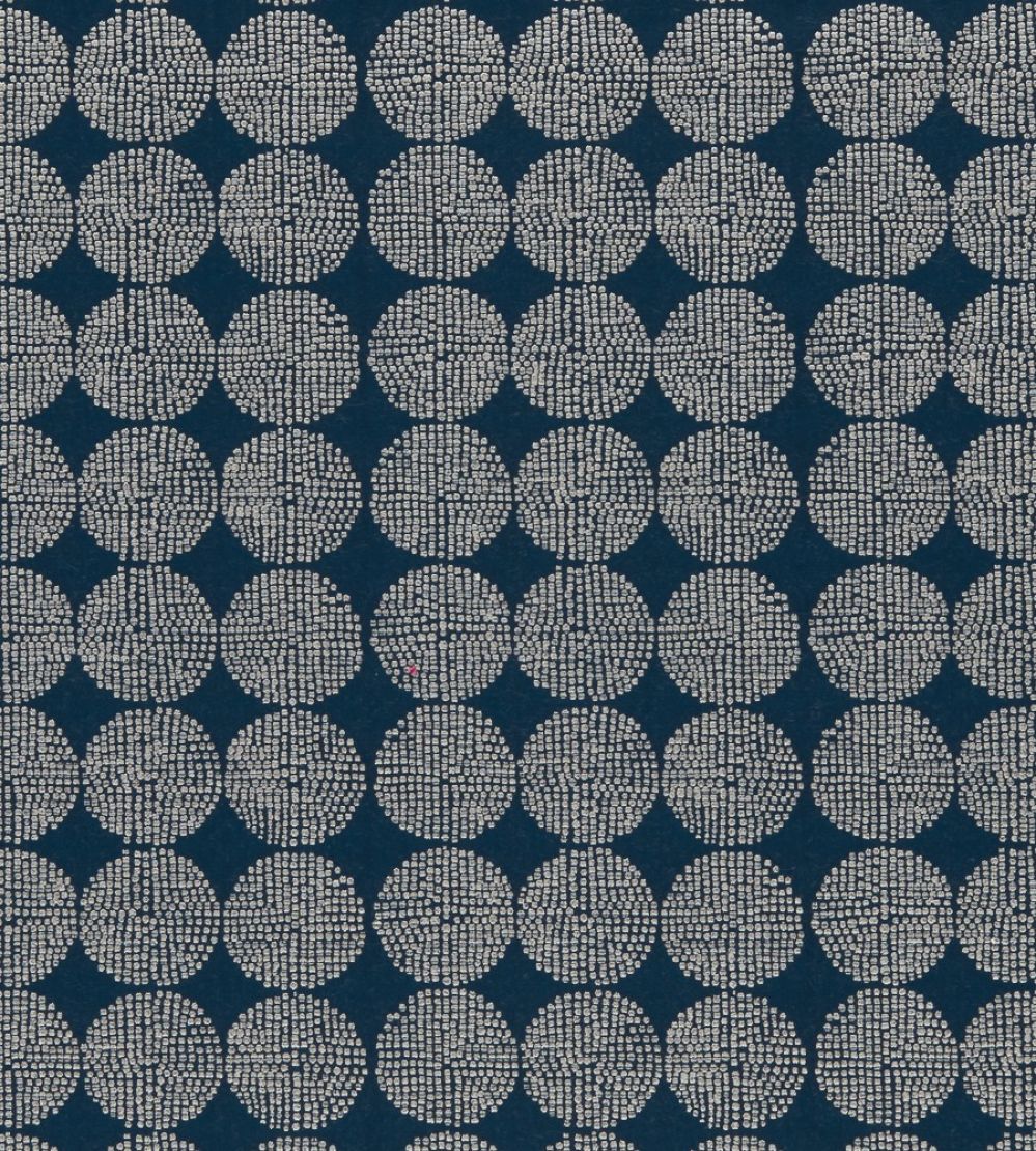 Kiko Fabric by Clarke & Clarke Indigo