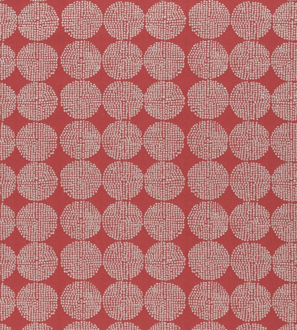Kiko Fabric by Clarke & Clarke Red