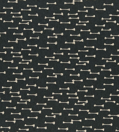 Nala Fabric by Clarke & Clarke Charcoal