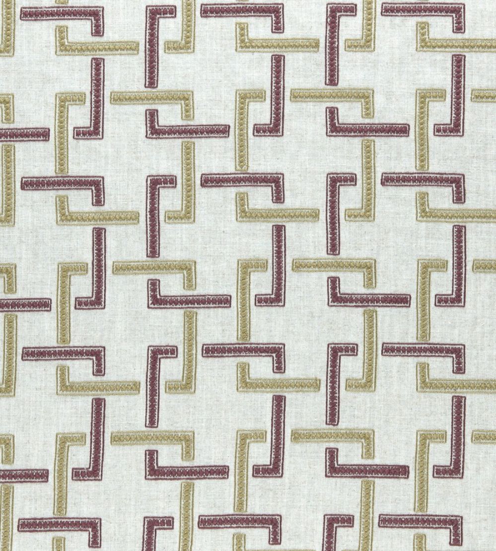 Sekai Fabric by Clarke & Clarke Orchid/Willow