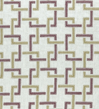Sekai Fabric by Clarke & Clarke Orchid/Willow