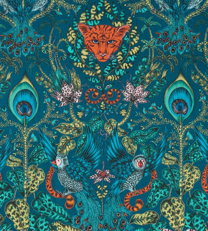 Emma J Shipley Amazon Fabric by Clarke & Clarke Navy