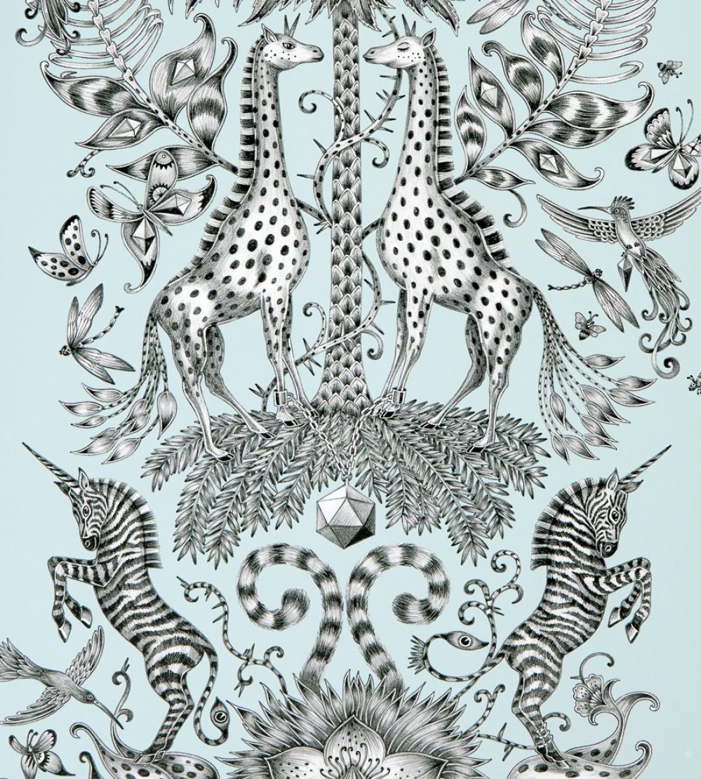 Emma J Shipley Kruger Wallpaper by Clarke & Clarke Eggshell