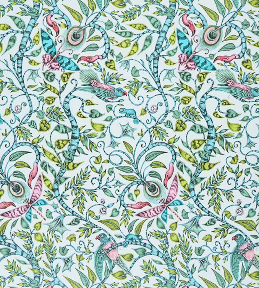 Emma J Shipley Rousseau Wallpaper by Clarke & Clarke Eggshell
