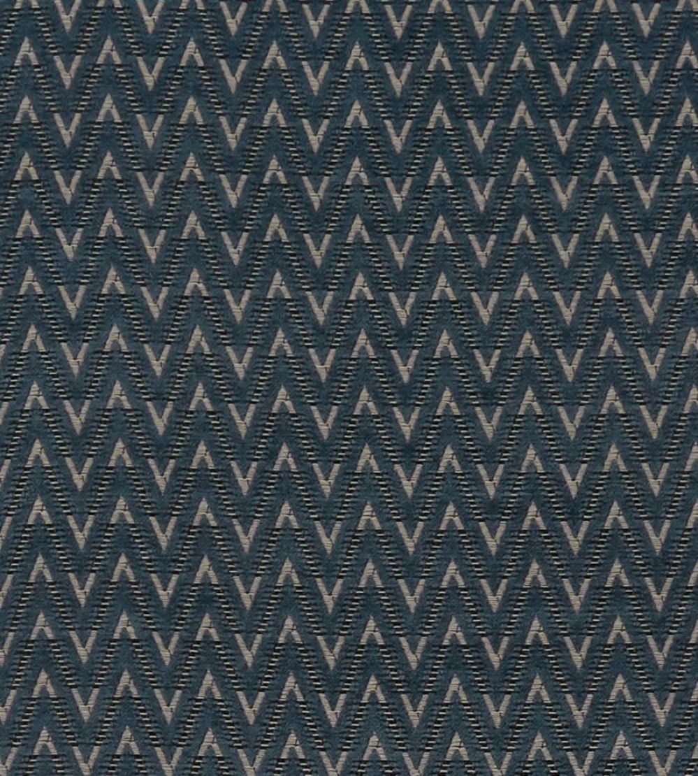 Zion Fabric by Clarke & Clarke Denim