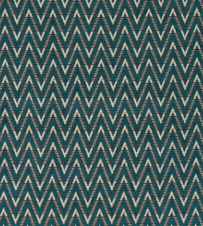 Zion Fabric by Clarke & Clarke Teal