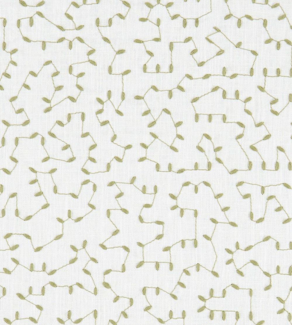Bibury Fabric by Clarke & Clarke Apple