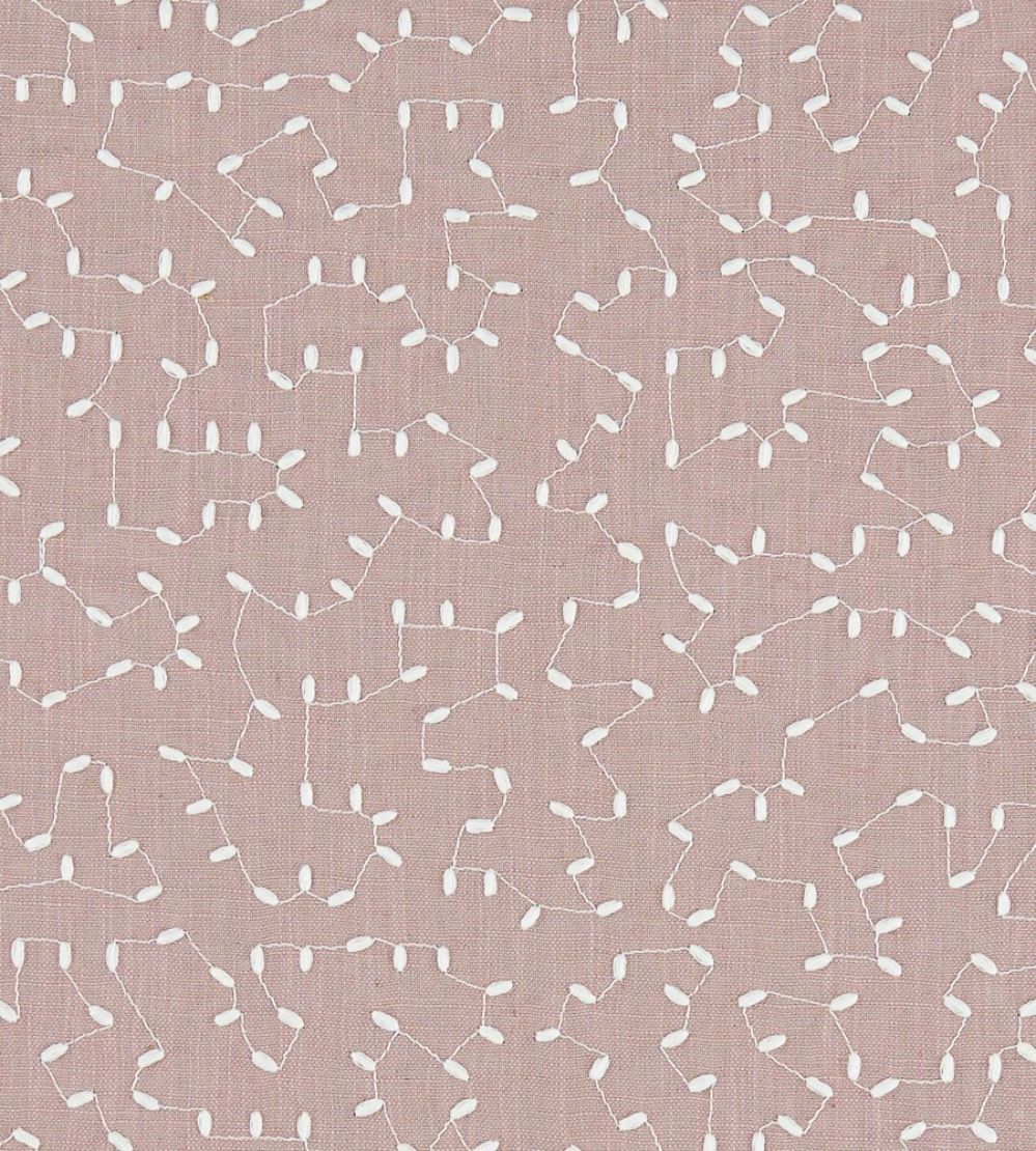 Bibury Fabric by Clarke & Clarke Heather