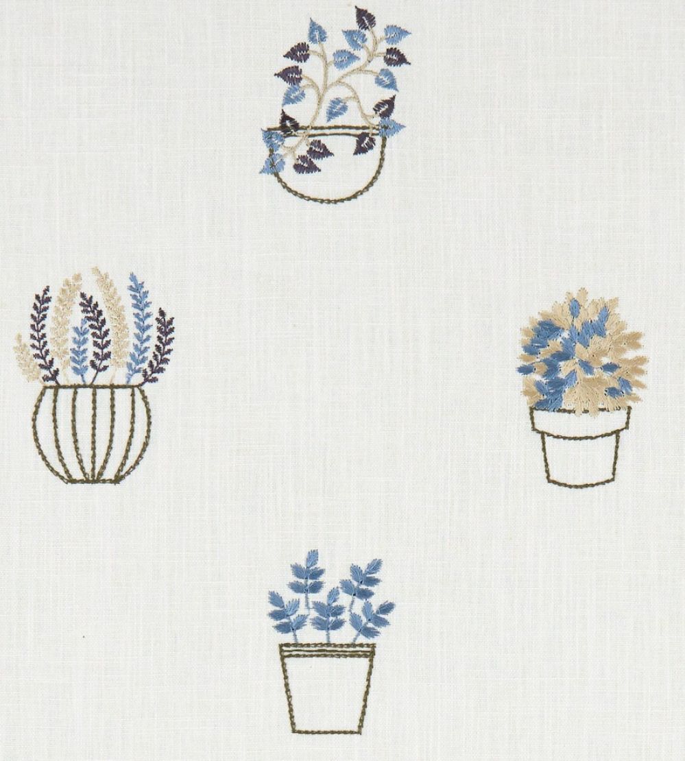 Hidcote Fabric by Clarke & Clarke Denim