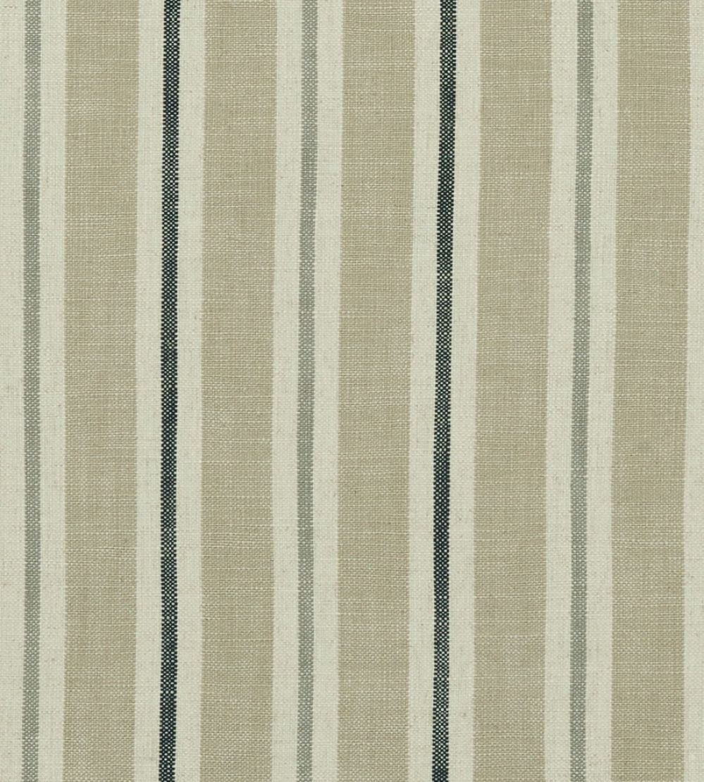 Sackville Stripe Fabric by Clarke & Clarke Natural