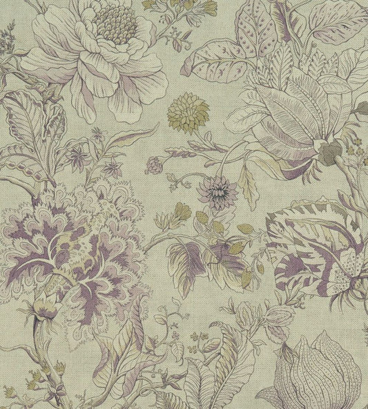 Sissinghurst Fabric by Clarke & Clarke Heather/Olive