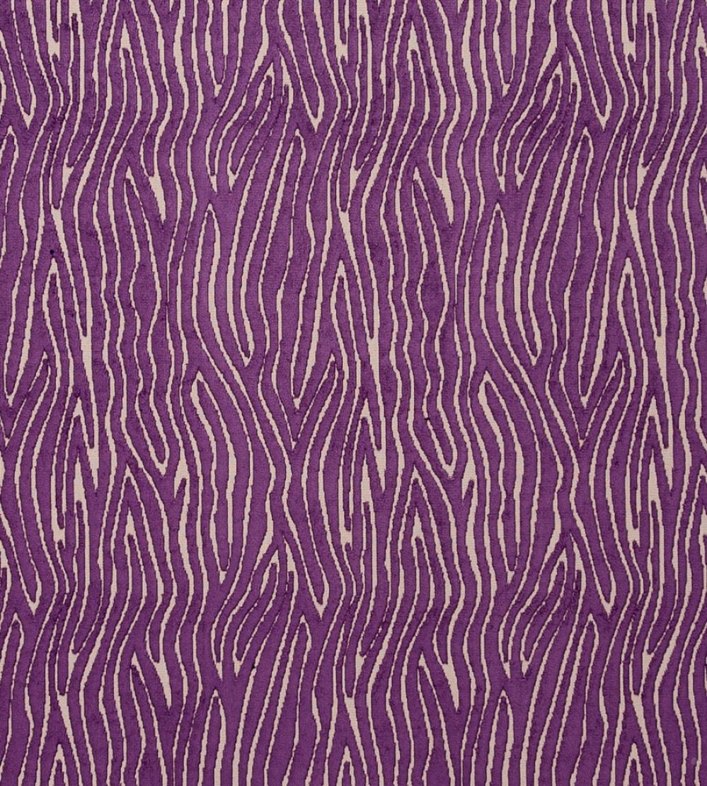Onda Fabric by Clarke & Clarke Damson
