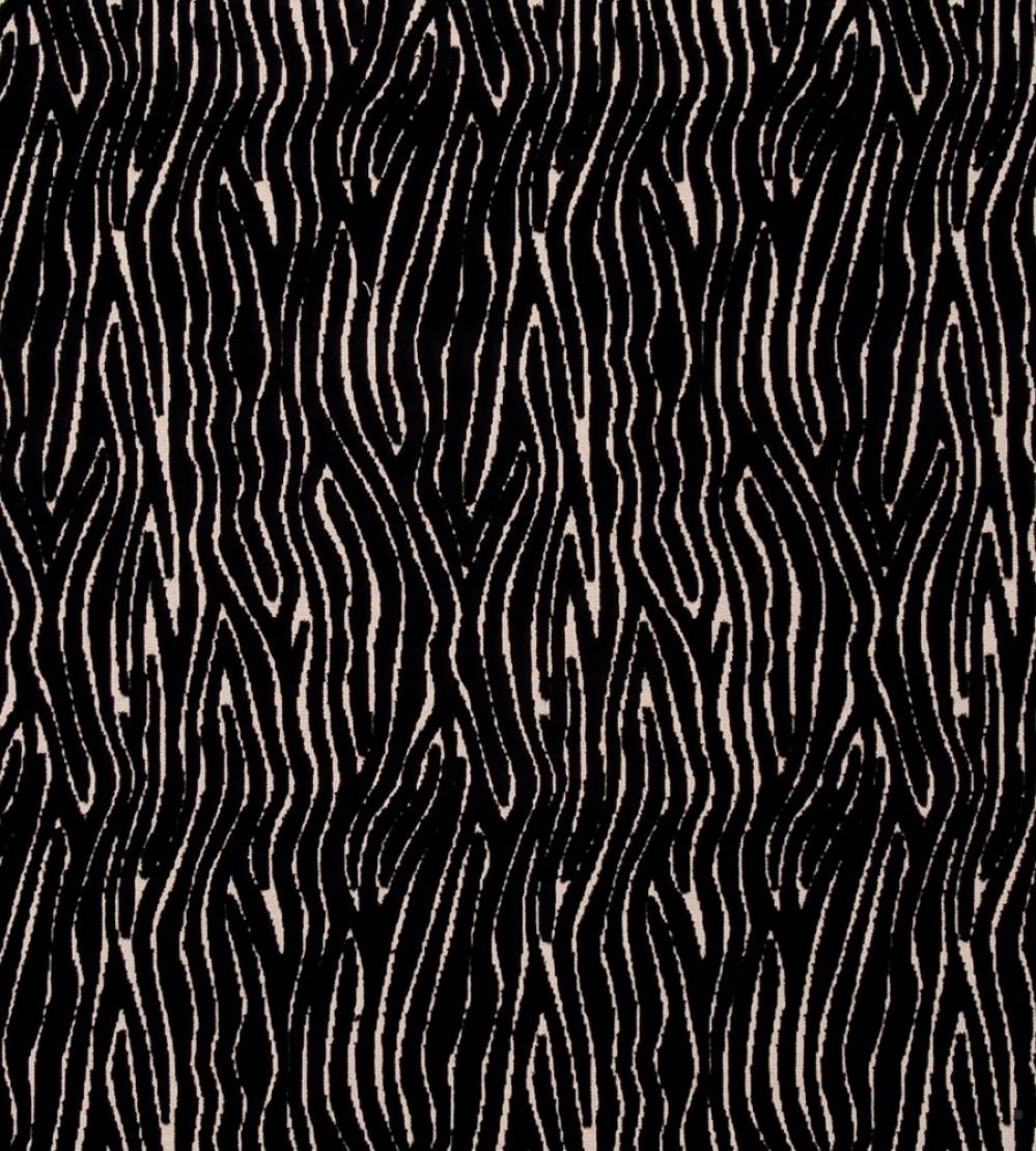 Onda Fabric by Clarke & Clarke Ebony