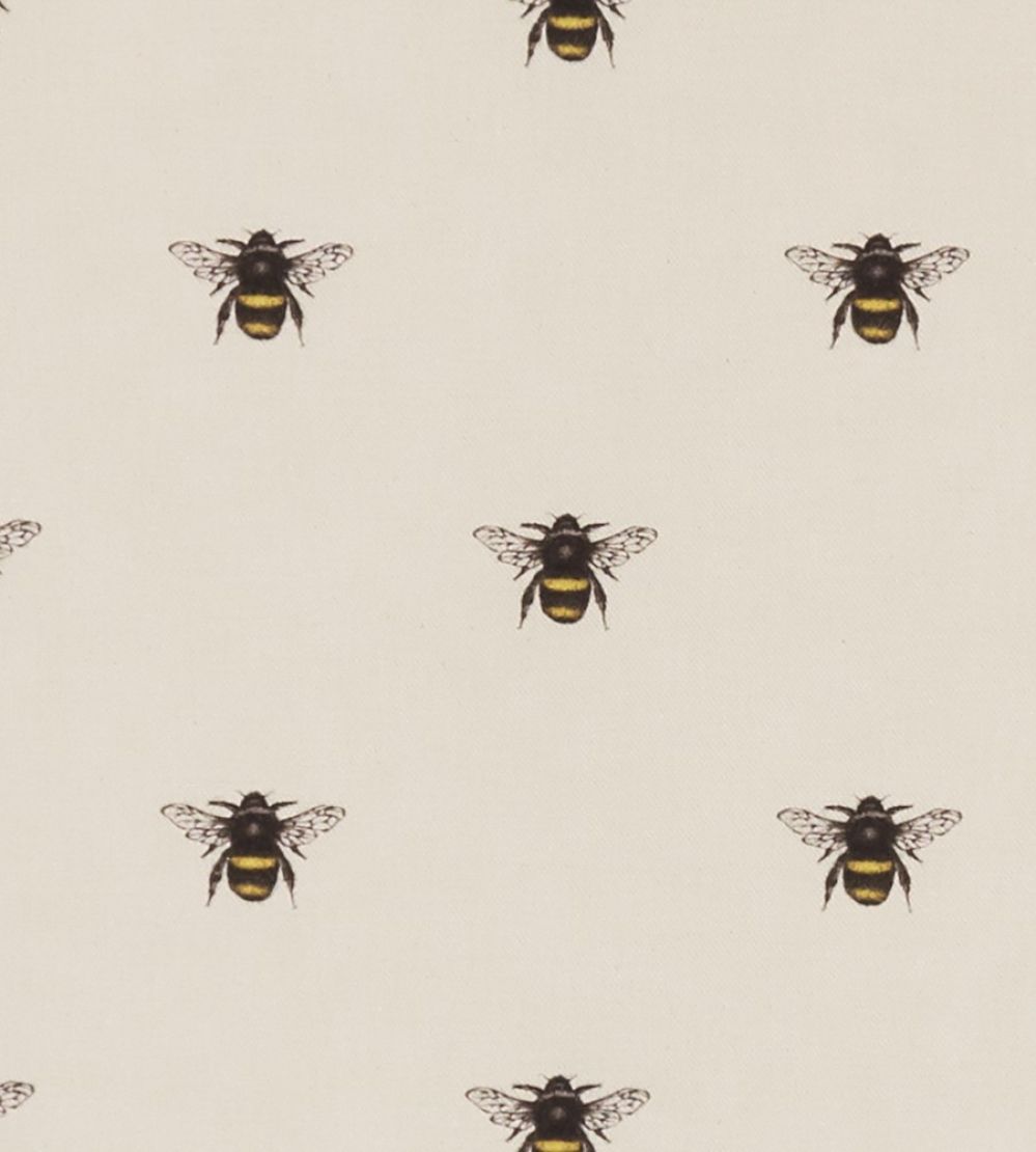 Abeja Fabric by Clarke & Clarke Ivory