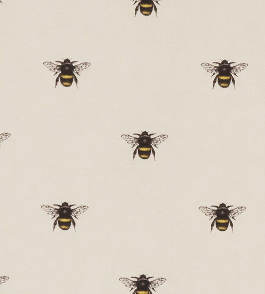 Abeja Fabric by Clarke & Clarke Ivory