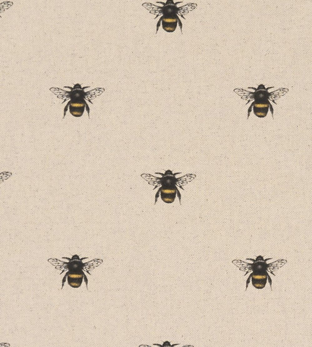Abeja Fabric by Clarke & Clarke Linen
