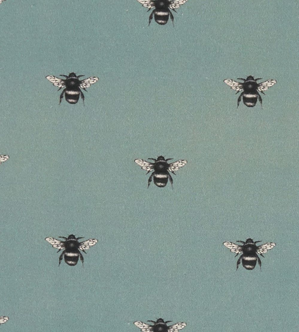 Abeja Fabric by Clarke & Clarke Mineral