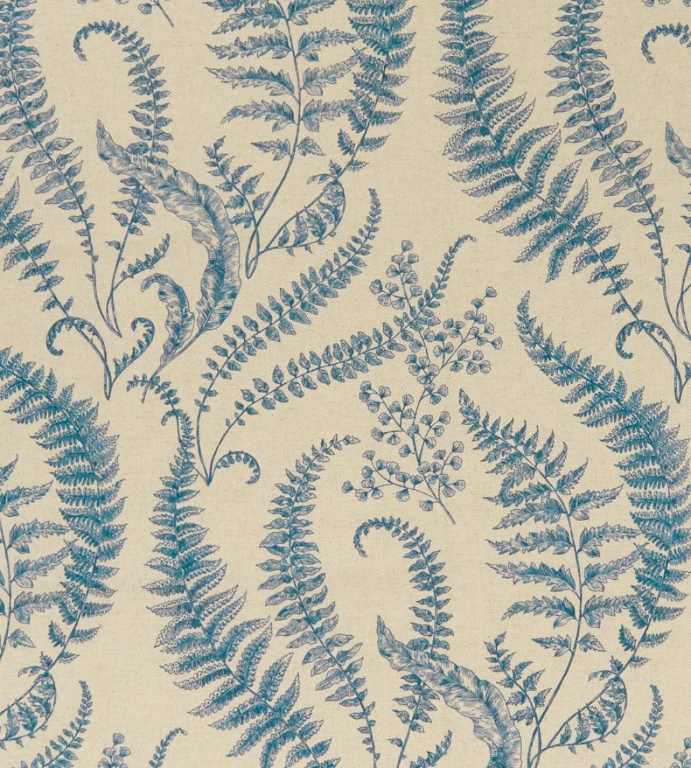 Folium Fabric by Clarke & Clarke Denim