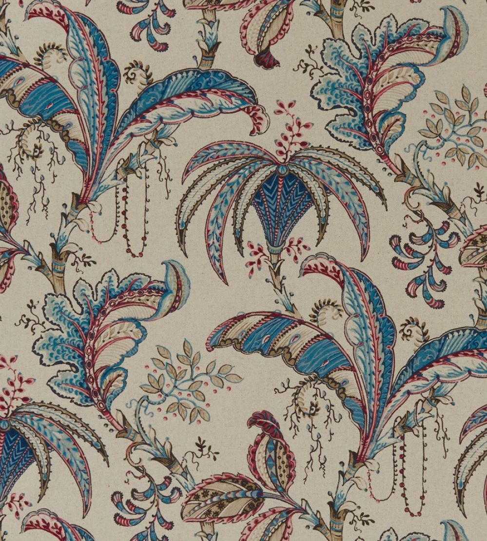 Ophelia Fabric by Clarke & Clarke Denim