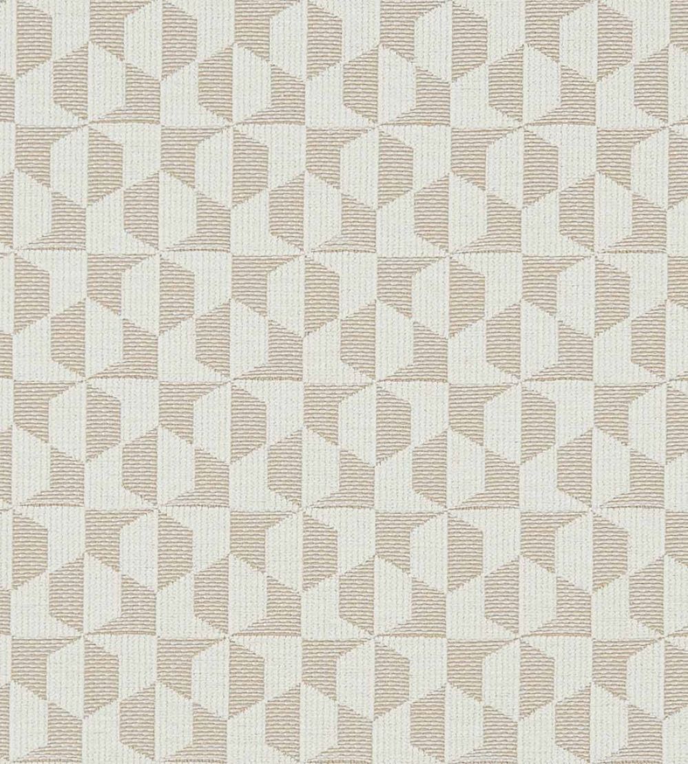 Galileo Fabric by Clarke & Clarke Ivory