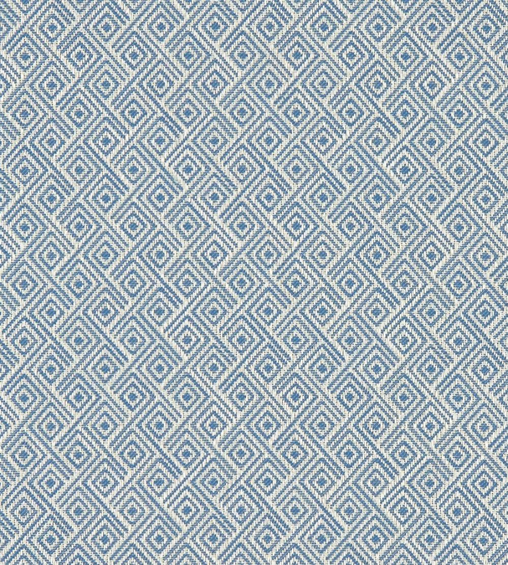 Rhombus Fabric by Clarke & Clarke Denim
