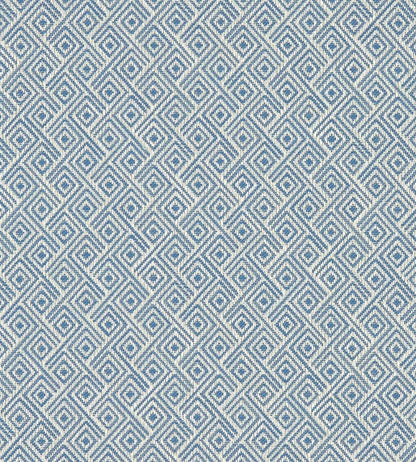 Rhombus Fabric by Clarke & Clarke Denim