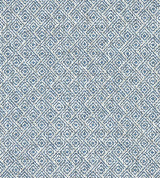 Rhombus Fabric by Clarke & Clarke Denim