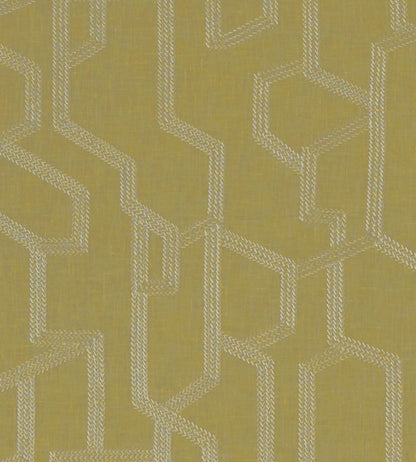 Labyrinth Fabric by Clarke & Clarke Citron