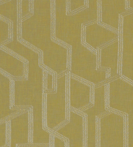 Labyrinth Fabric by Clarke & Clarke Citron