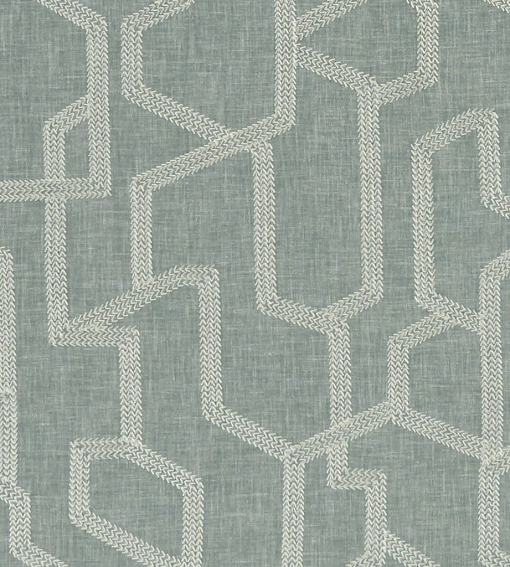 Labyrinth Fabric by Clarke & Clarke Mineral