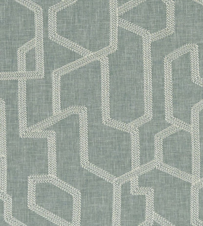 Labyrinth Fabric by Clarke & Clarke Mineral