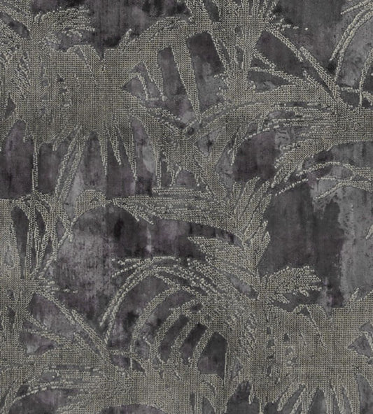 Tropicale Fabric by Clarke & Clarke Charcoal