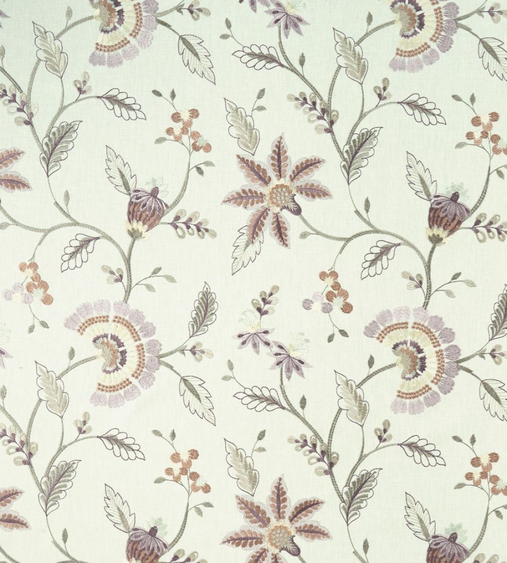 Delamere Fabric by Clarke & Clarke Heather