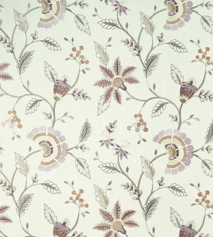 Delamere Fabric by Clarke & Clarke Heather