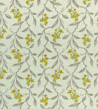 Melrose Fabric by Clarke & Clarke Chartreuse