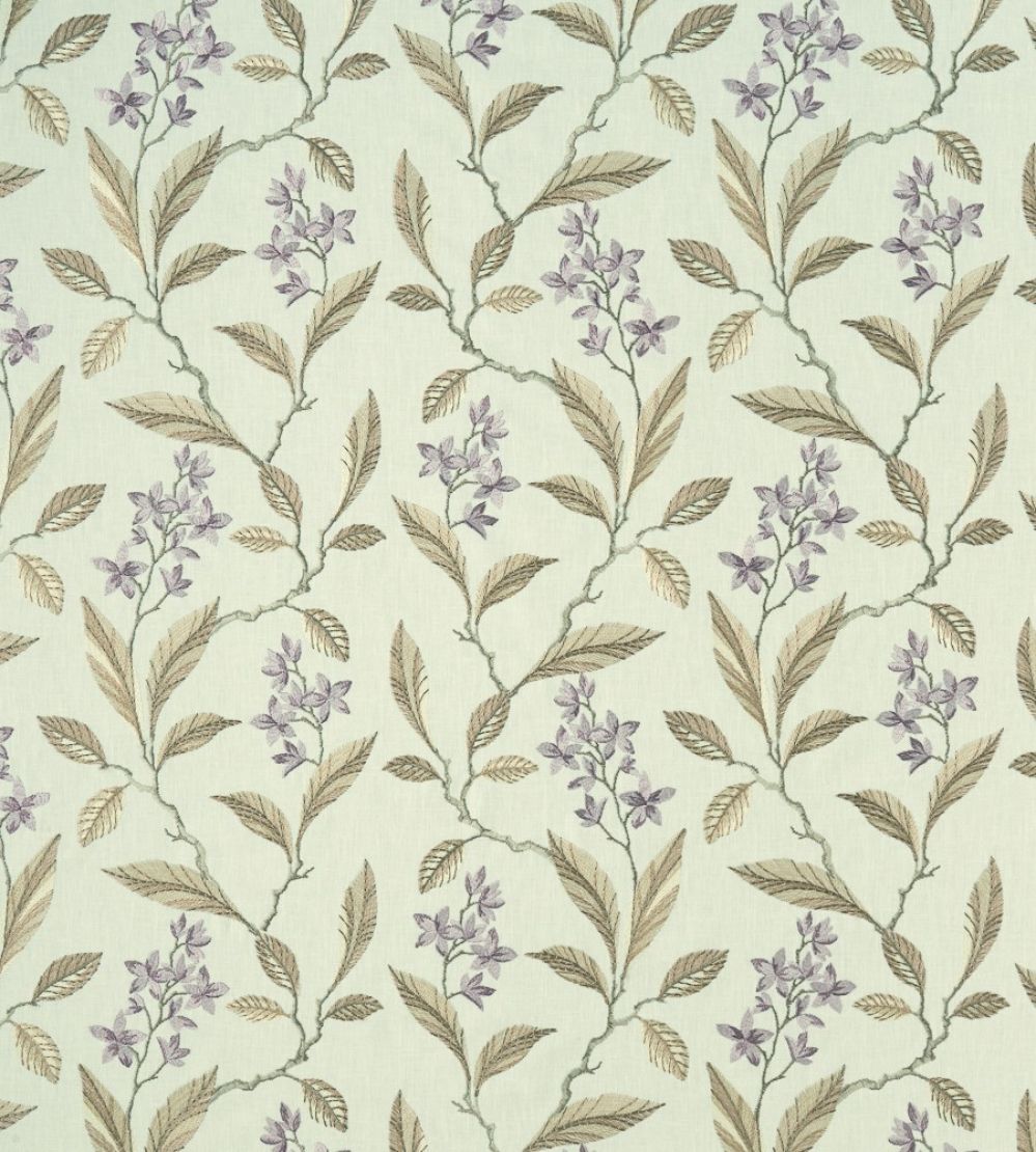 Melrose Fabric by Clarke & Clarke Heather