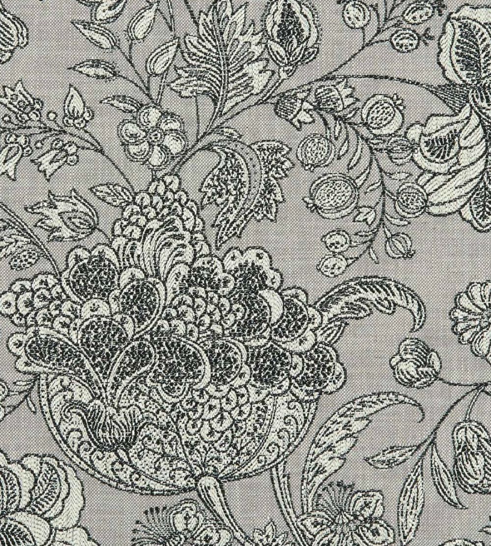 Woodsford Fabric by Clarke & Clarke Charcoal