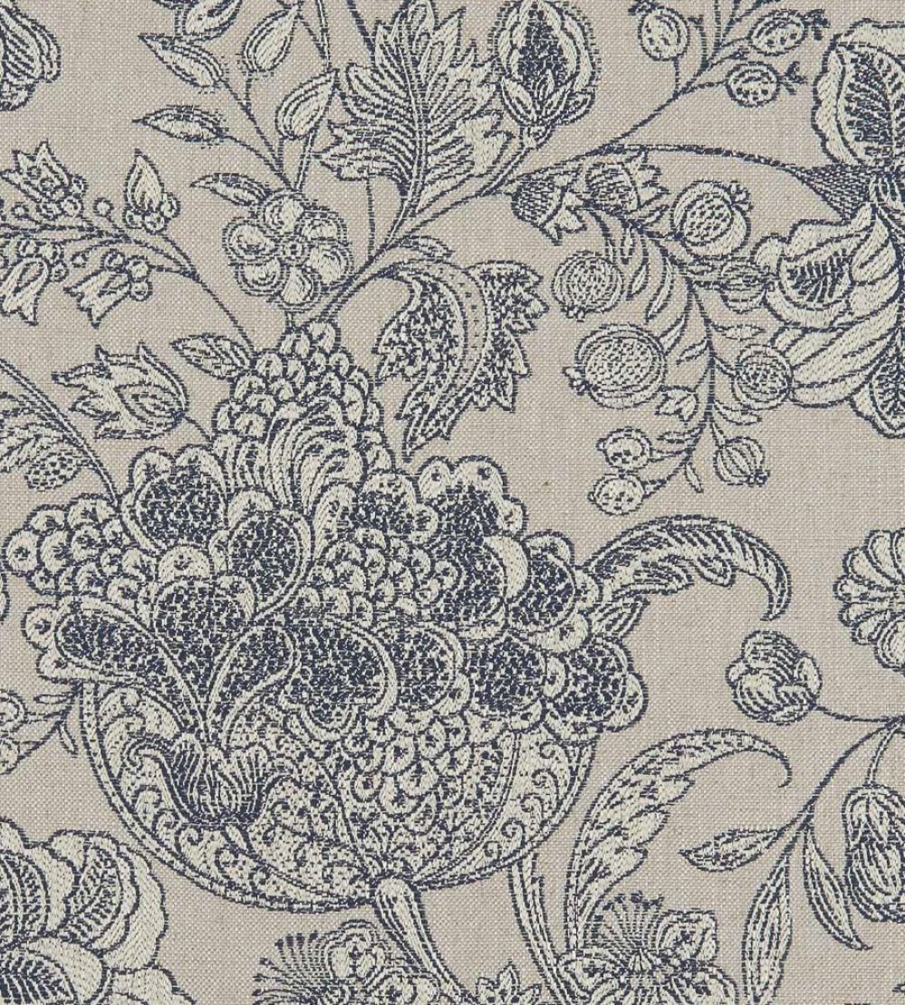Woodsford Fabric by Clarke & Clarke Denim