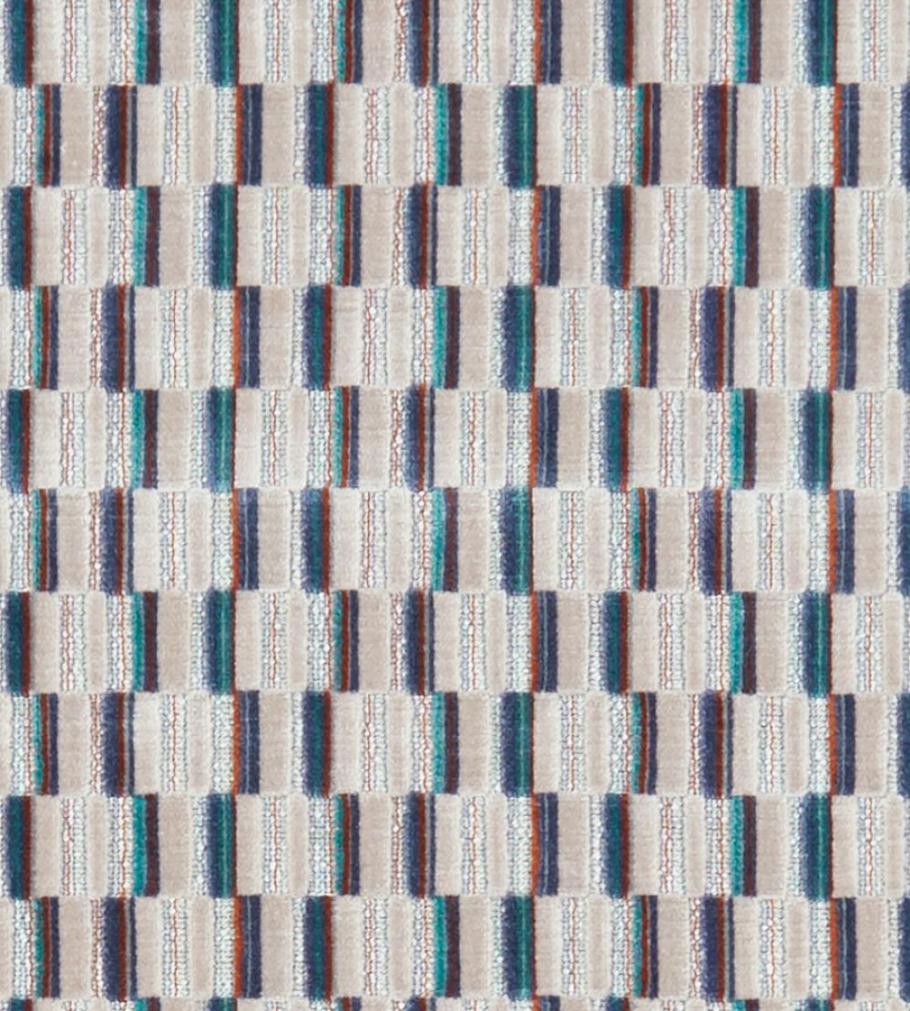 Cubis Fabric by Clarke & Clarke Kingfisher